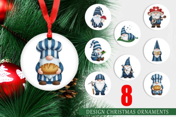 Denim Gnome Collage Ornament: A Practical Guide to High-Resolution Printable Decor