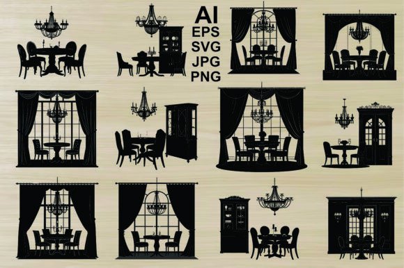 Dining Room Silhouette Bundle Guide