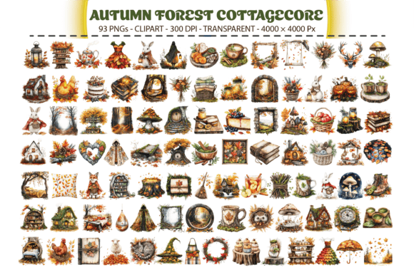 Embracing the Cozy Charm of Autumn Forest Cottagecore Design