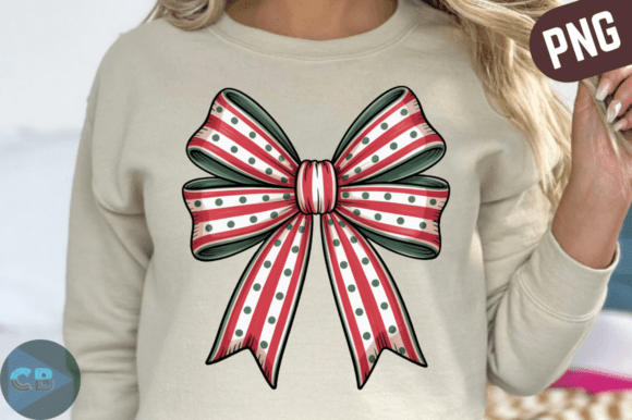 Enhancing Your Holiday Creativity with Christmas Snacks Coquette Bow PNG Designs