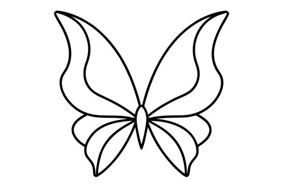 Integrating Abstract Butterfly Wings Continuous Line Art into Modern Design Workflows
