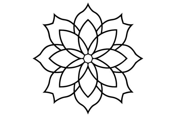 Integrating Abstract Mandala Style Line Drawing into Modern Design Workflows