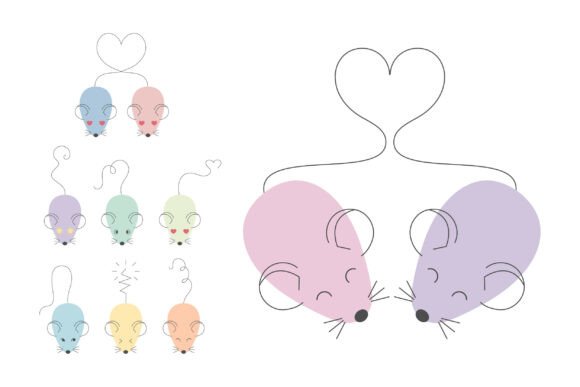 Integrating the Cartoon Doodle Mice Set into Your Creative Workflow
