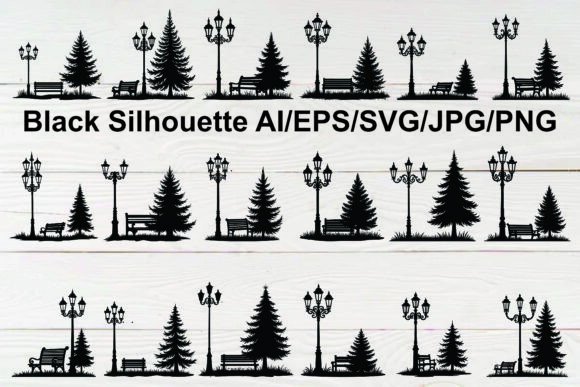 Mastering Minimalist Design: The Strategic Value of the Silhouette Park Bench Lamp Posts Set