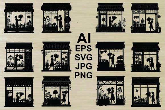 Mastering Visual Storytelling: The Art and Utility of Florist Silhouettes in Modern Design