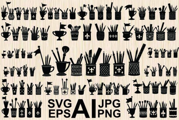 Silhouette Collection of Art Supplies Guide