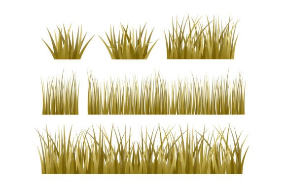 Strategic Application of Realistic Dry Grass Vector Illustration in Modern Design Workflows
