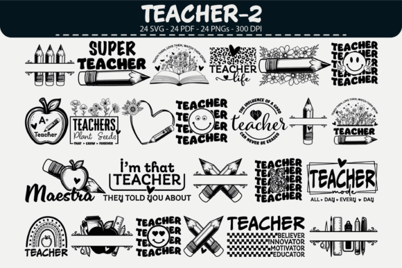 Teacher Vector Clipart – 36 Designs: A Versatile Resource for Creative Projects