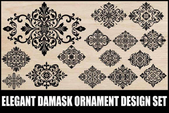 Unlocking the Potential of the Elegant Damask Ornament Design Set for Modern Creative Projects
