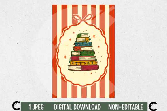 Vintage Christmas Book Wall Poster Guide