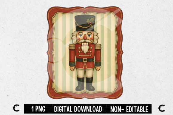 Vintage Christmas Nutcracker Frame Guide